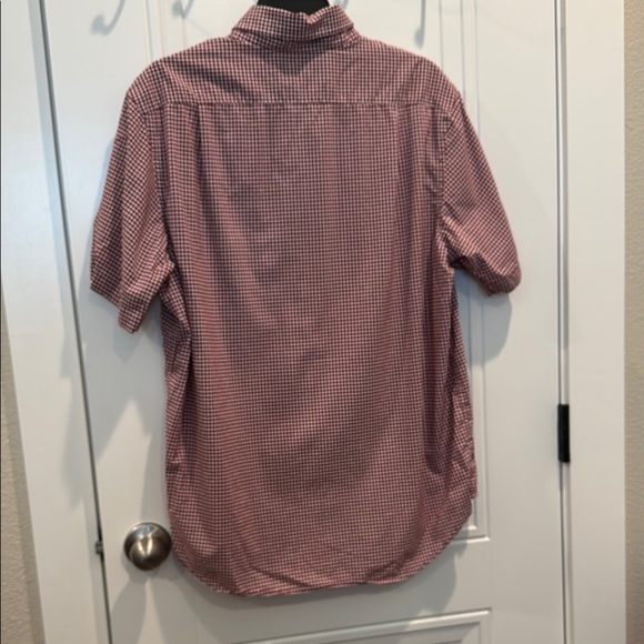 Daniel Cremieux Maroon Casual Button Down Shirt with Relaxed Fit - Picture 4 of 4